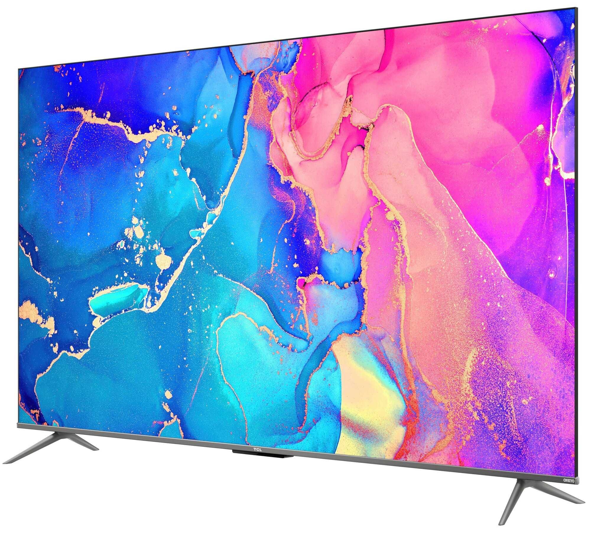 TCL QLED 65" 4K Google TV WiFi HDMI 2.1 DVB-T2 65C635 Telewizor NowyGW