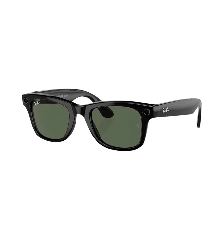 Смарт-окуляри Ray-Ban Meta Wayfarer Shiny Black/G15 Green