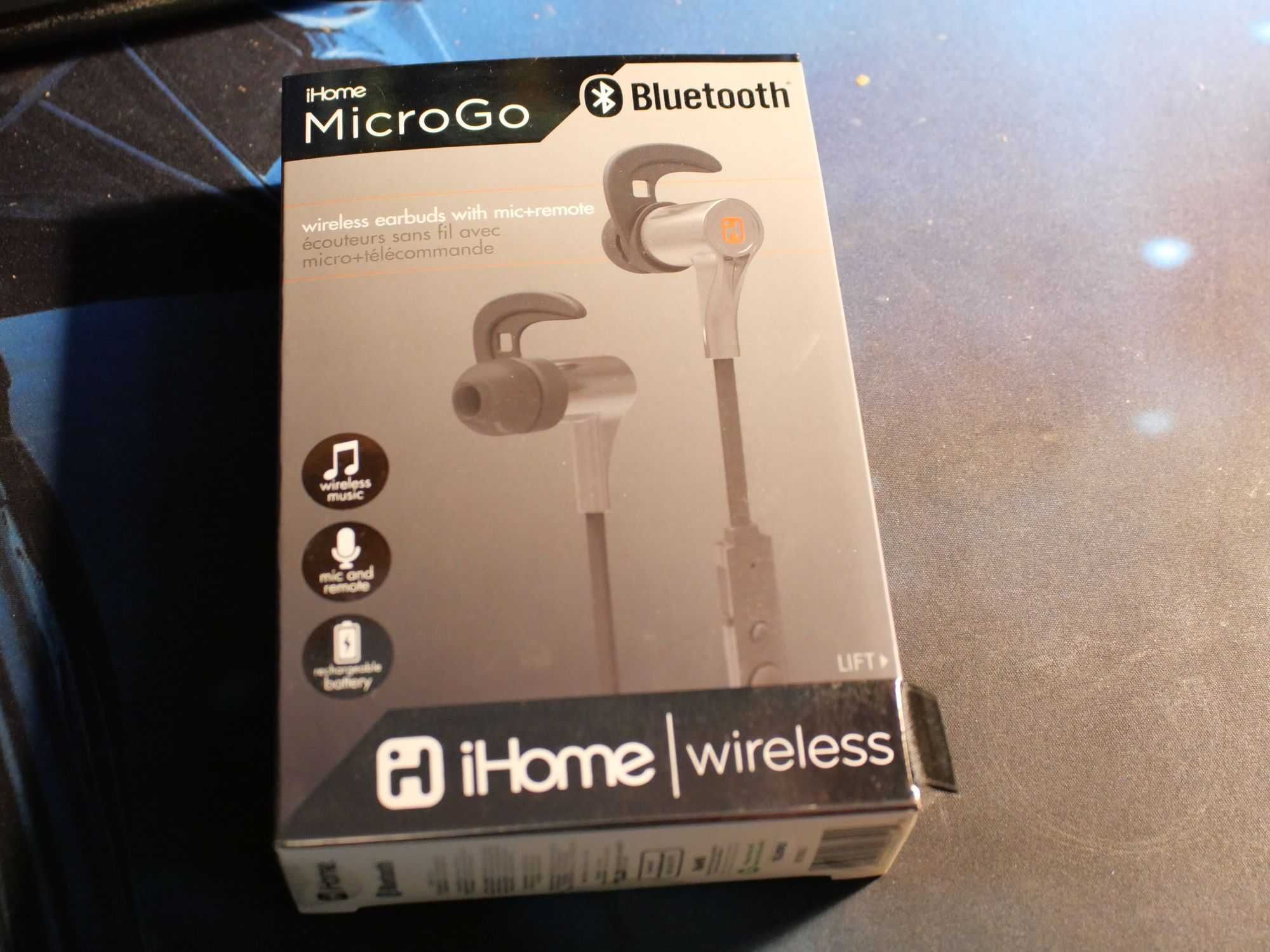Беспроводная bluetooth гарнитура IHOME IB72BGC 5 часов работы