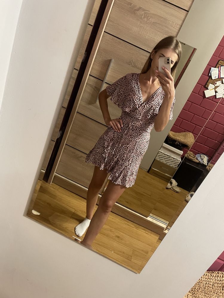 Sukienka w różową panterkę women’secret r. s