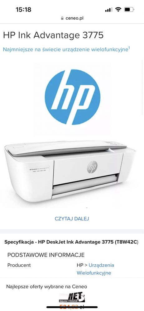 Hp 3775 urzadzenie wielofunkcyjne drukarka