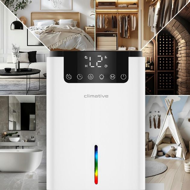 Осушувач повітря Dehumidifier D2. 2л 38 дБ таймер дисплей Білий