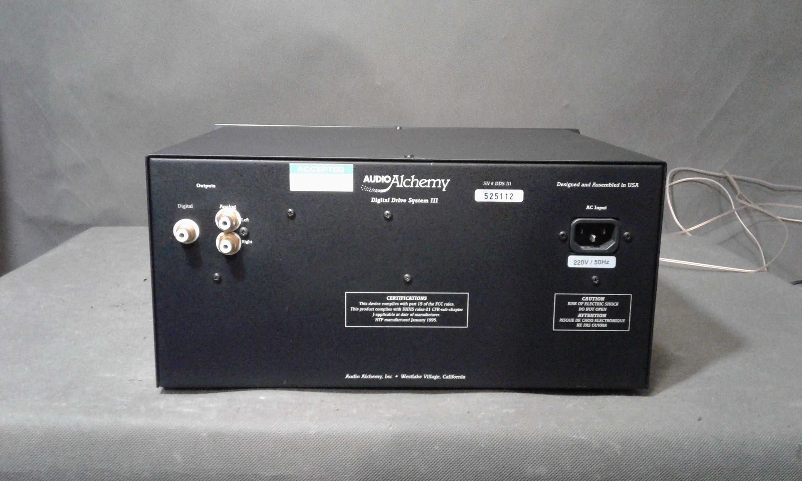 AUDIO ALCHEMY DDS 3,odtwarzacz cd