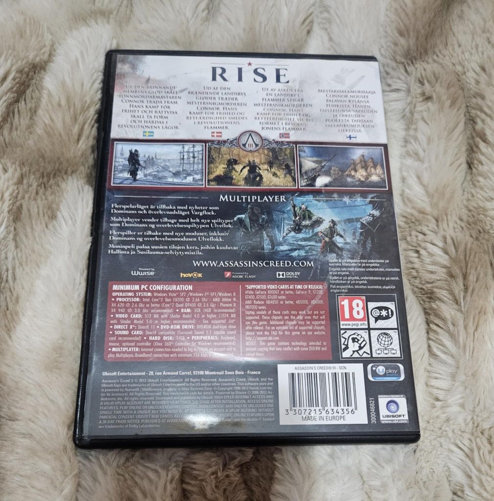 Sprzedam grę na PC Assassin Creed III