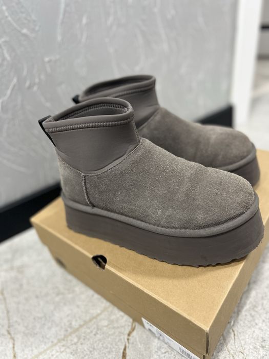 Ugg Classic mini Diper grey сірі угги 38 розмір