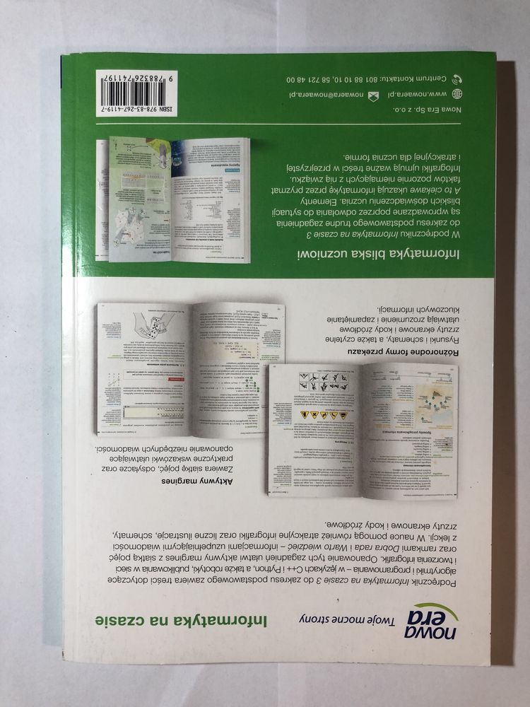 Informatyka na czasie 3, zakres podstawowy, wydawnictwo nowa era