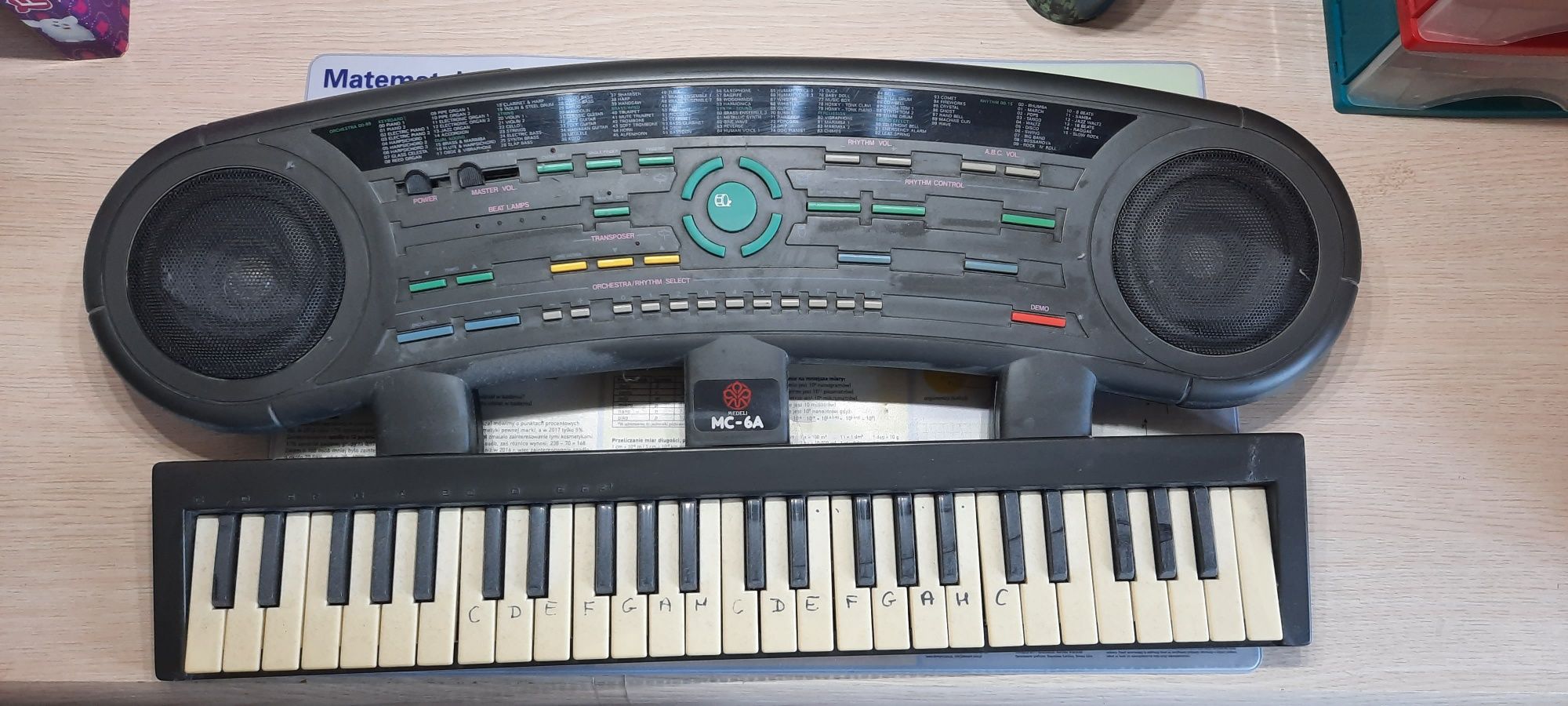 Kibord, organy dziecięce