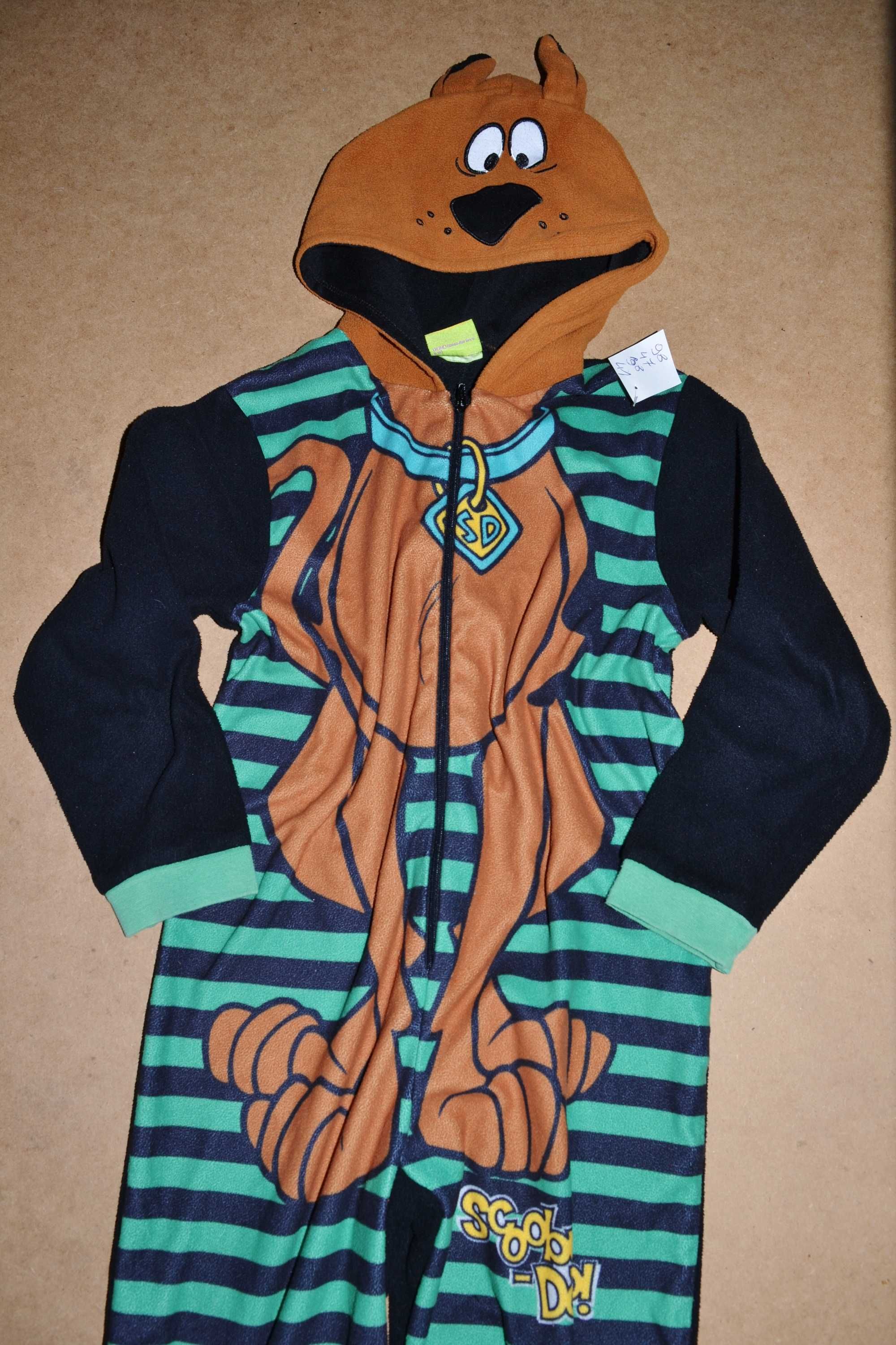 16^ Bhs Scooby Doo pluszowy strój przebranie piżama 4/5 Lat_104/110 cm