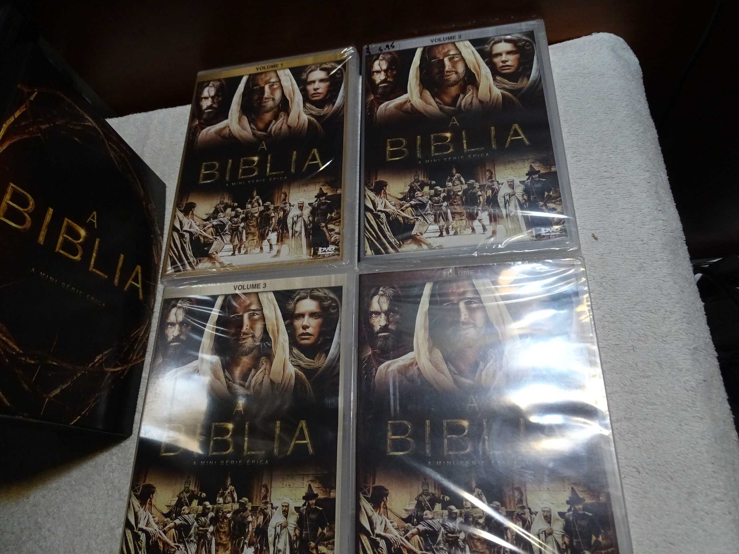 DVD Pack-A Biblia-A mini serie epica-4 DVDs selados