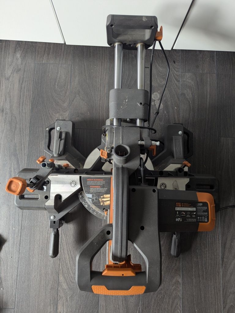 Pilarka piła ukośnica z posuwem Evolution R255SMS+ Soft Start Jak Nowa