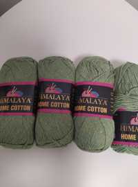 Пряжа Himalaya Home Cotton світло - зеленого кольору