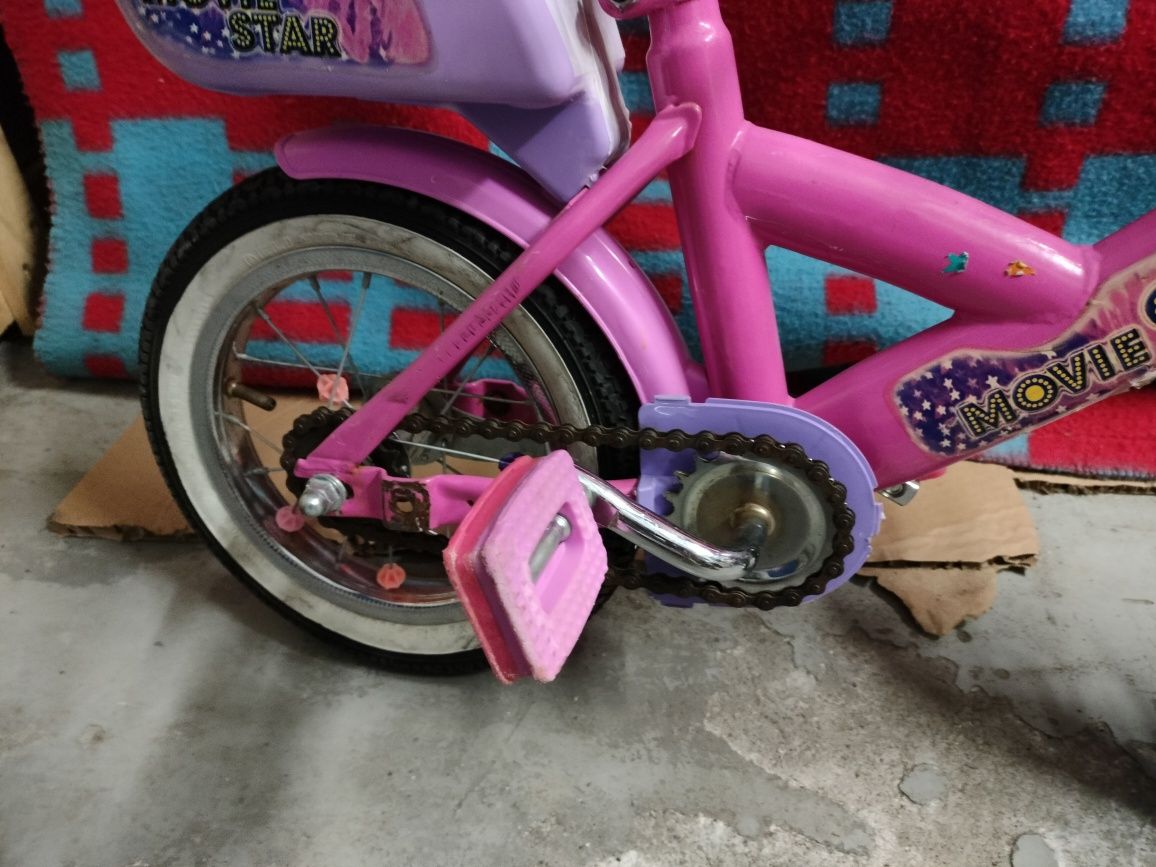Różowy Rowerek dla dziewczynki