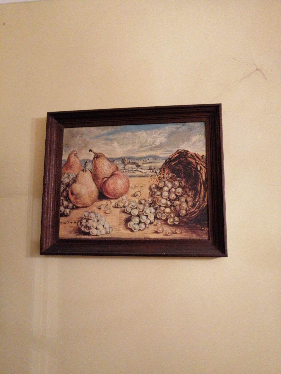 Quadro pera uvas