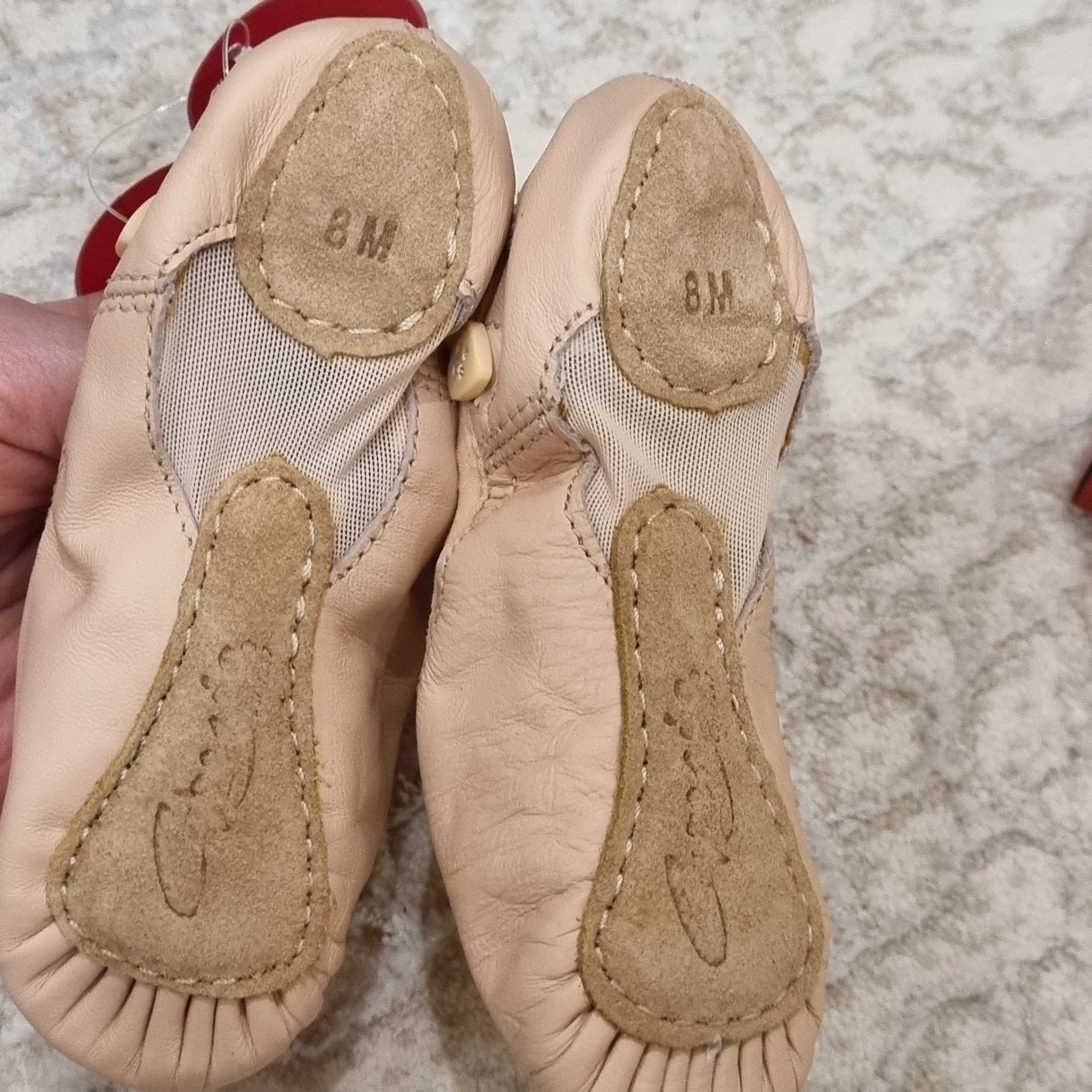 Baletki buty do tańca nowe Capezio Love Ballet skórzane rozmiar 25(8M)