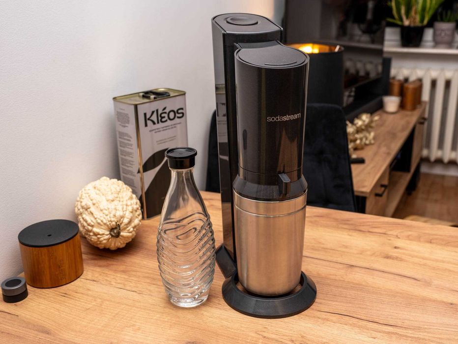 Saturator Soda Stream Crystal niebieska butla