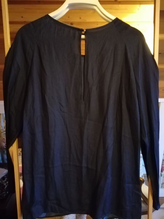 Blusa acetinada da Zara