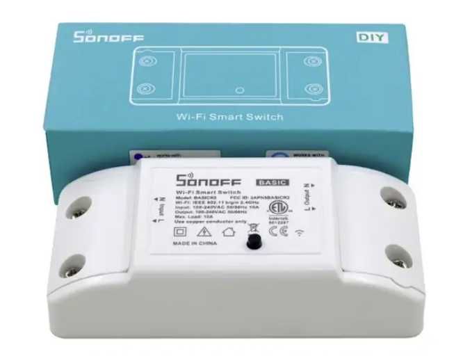 Беспроводное Wifi реле Sonoff Basic R2 выключатель для умного дома