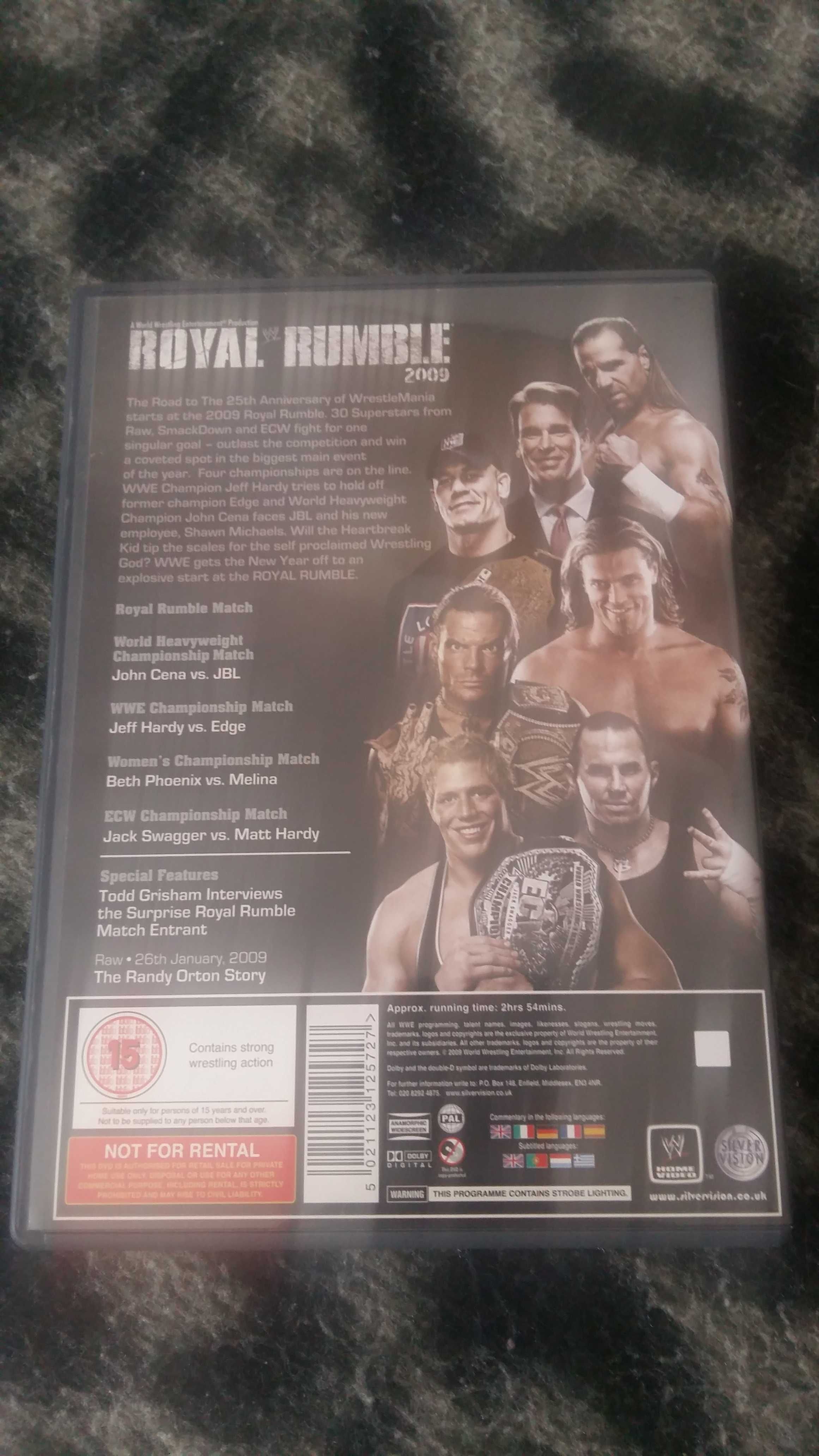 DVD da wwe royal rumble