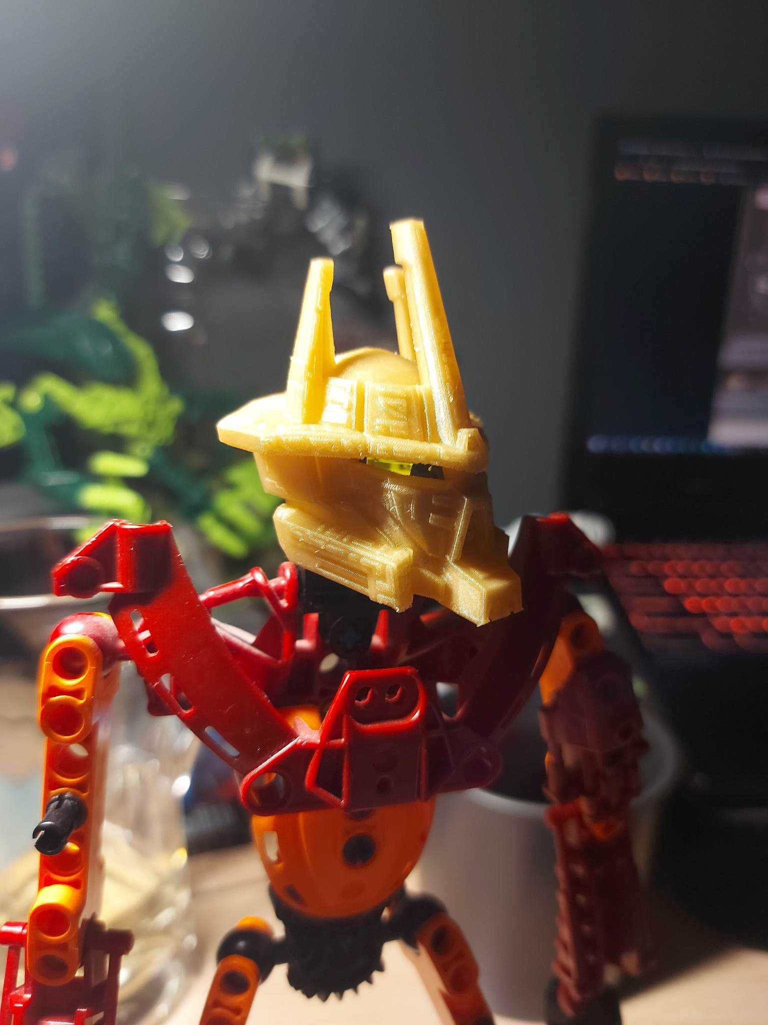Lego Bionicle Maska Artakha Kanohi GOLD Druk 3D
