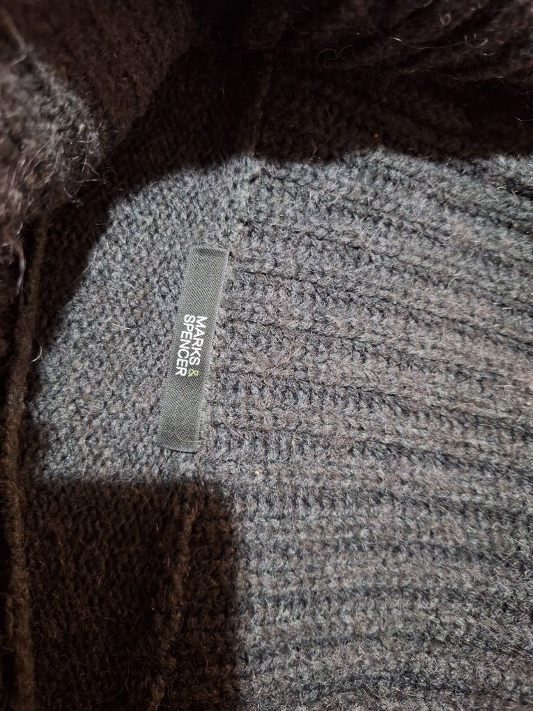 Sweter Marks & Spencer rozm. 16 z dodatkiem wełny i moheru
