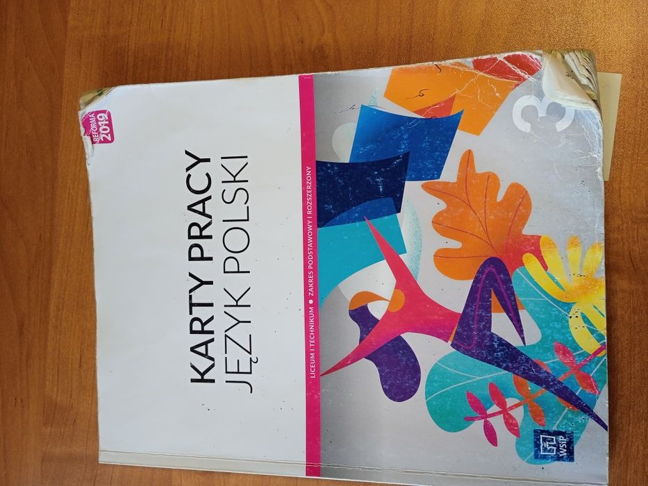 Karty pracy język polski 3 liceum i technikum