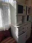 Drewniany kredens vintage prl lata 50