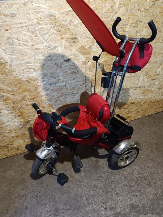 Детский велосипед с родительской ручкой