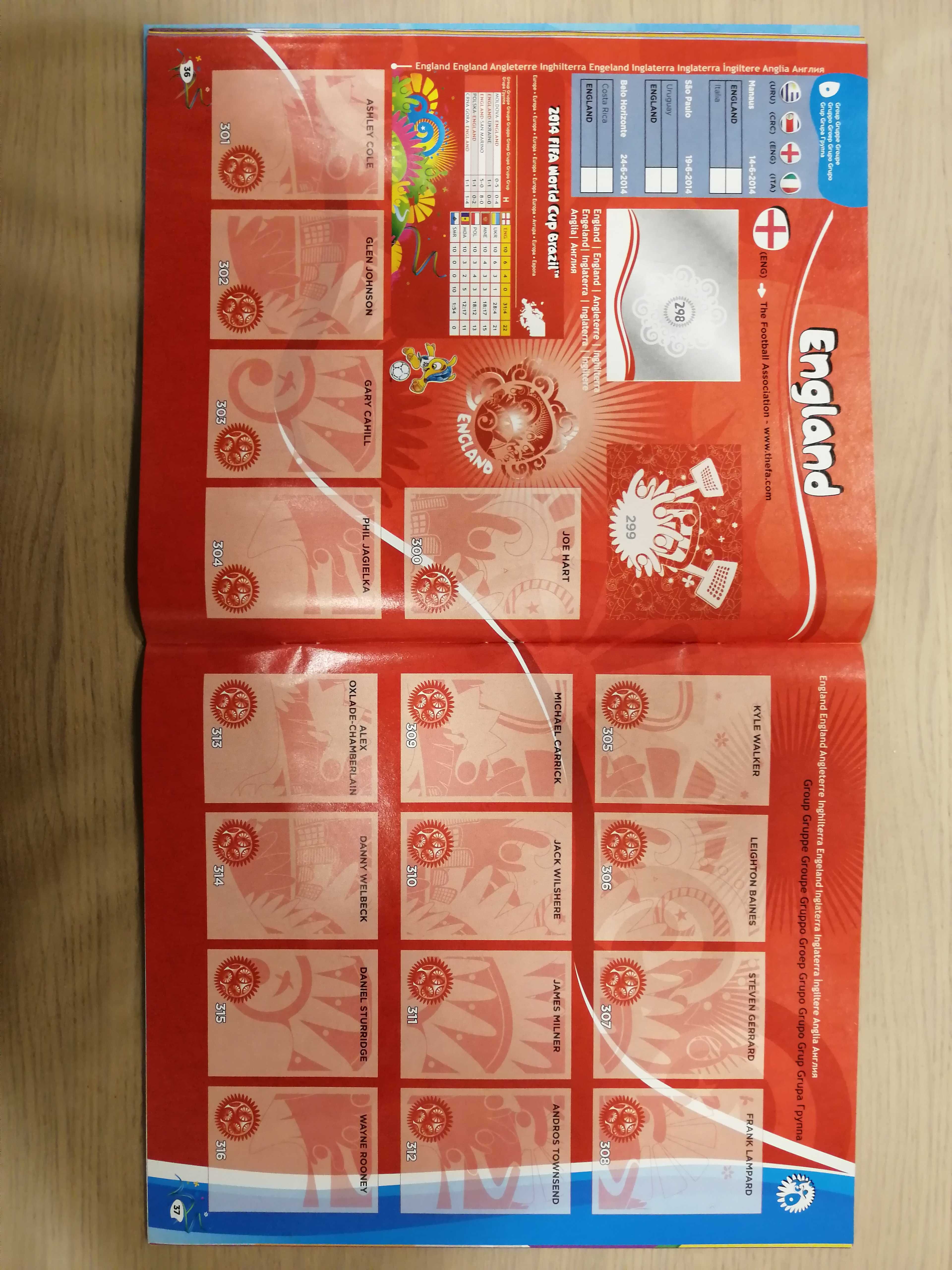 Caderneta Mundial Brasil 2014 - Panini [Incompleta]