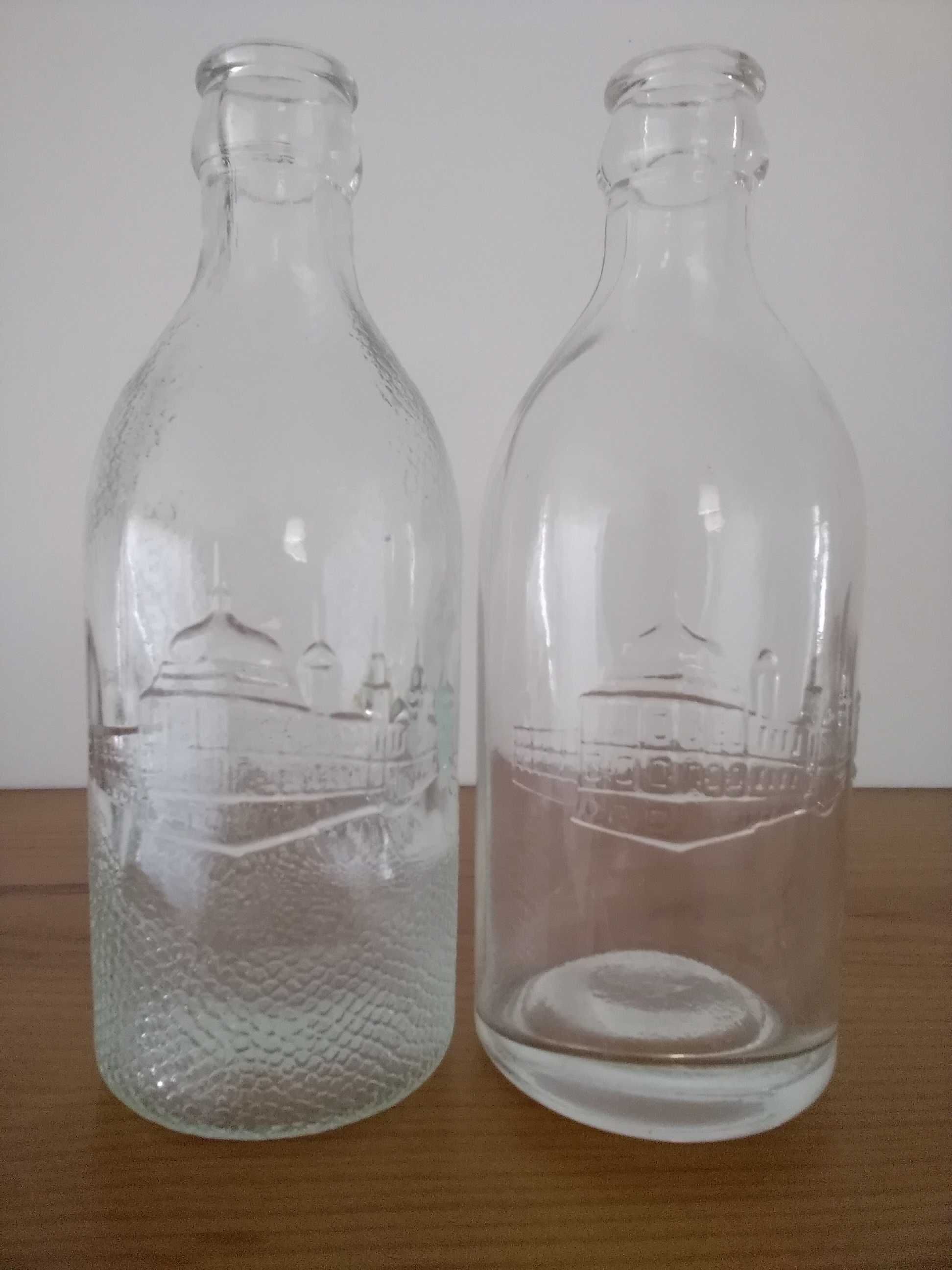 2 Garrafas Alto Relevo Laranjada/Limonada Refrigerantes Convento Mafra