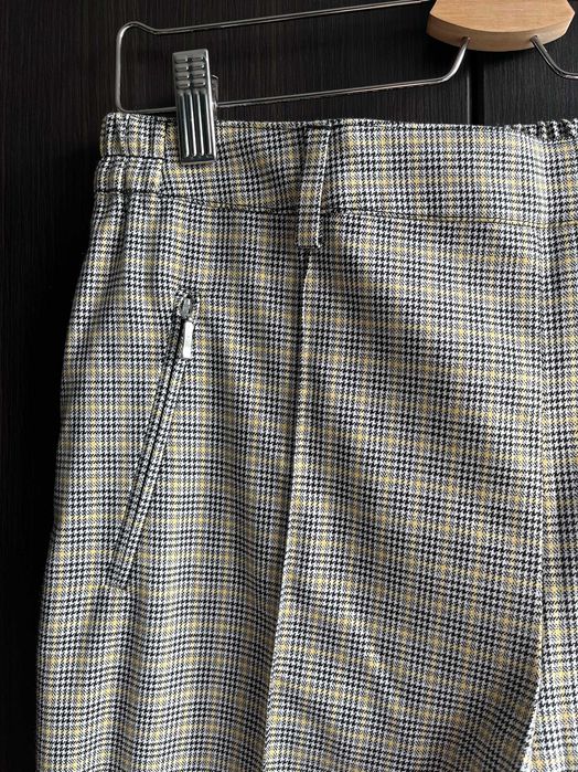 Spodnie w kant pepitka krata Camaïeu 38