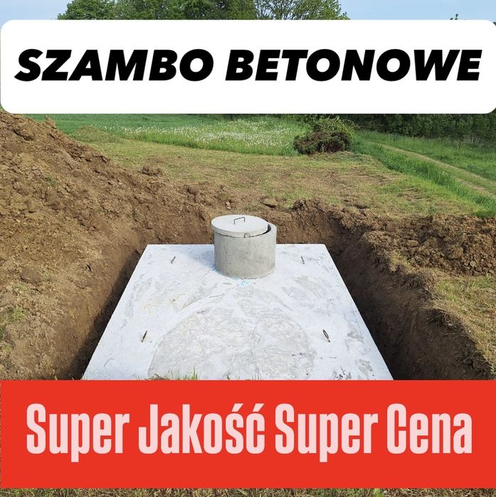 Szambo Betonowe 4 m³ - 14 m³ Zbiornik Betonowy Ziemianka Schron