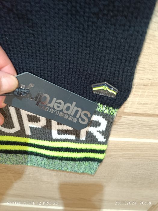 Super Dry premium-idealny  orginalny szalik - Unisex