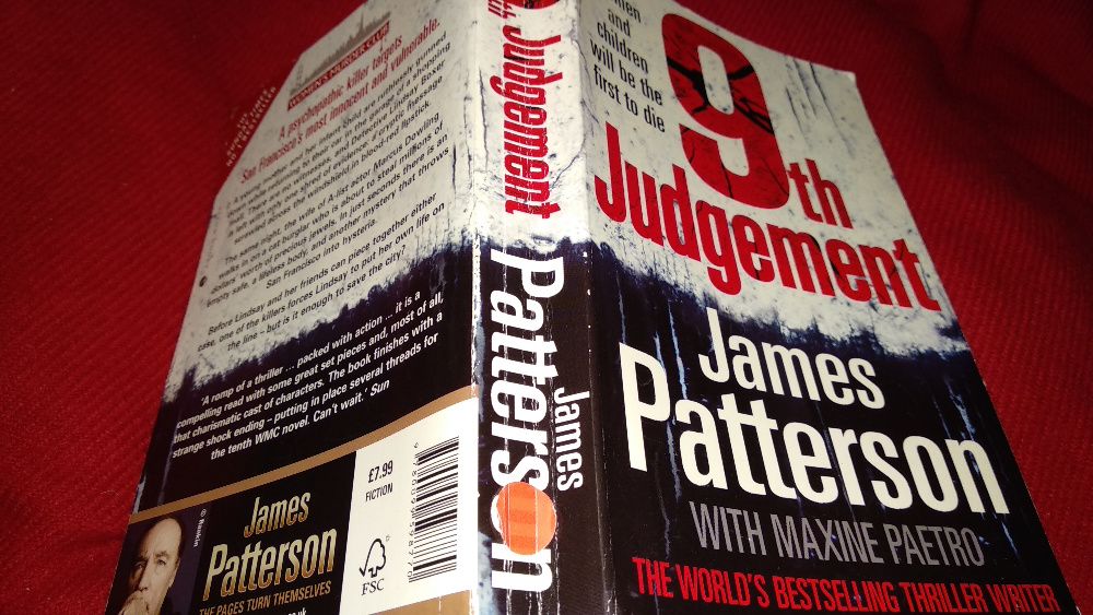 книга детектив на английском языке james patterson 9th judgement