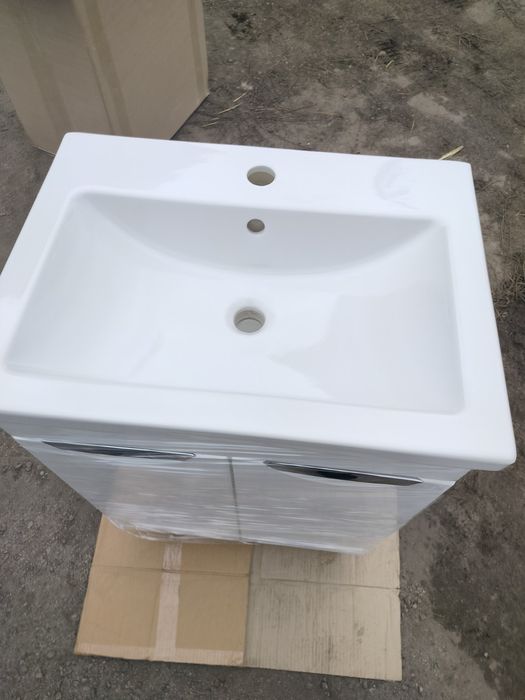 Умивальник з тумбою МДФ в ванну кімнату. 60 см.