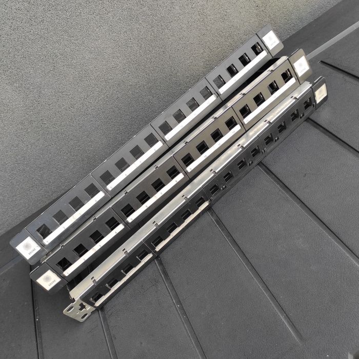 KRONE patchpanel 16 portów + 16x moduł RJ45 cat. 6 FTP STP patch panel