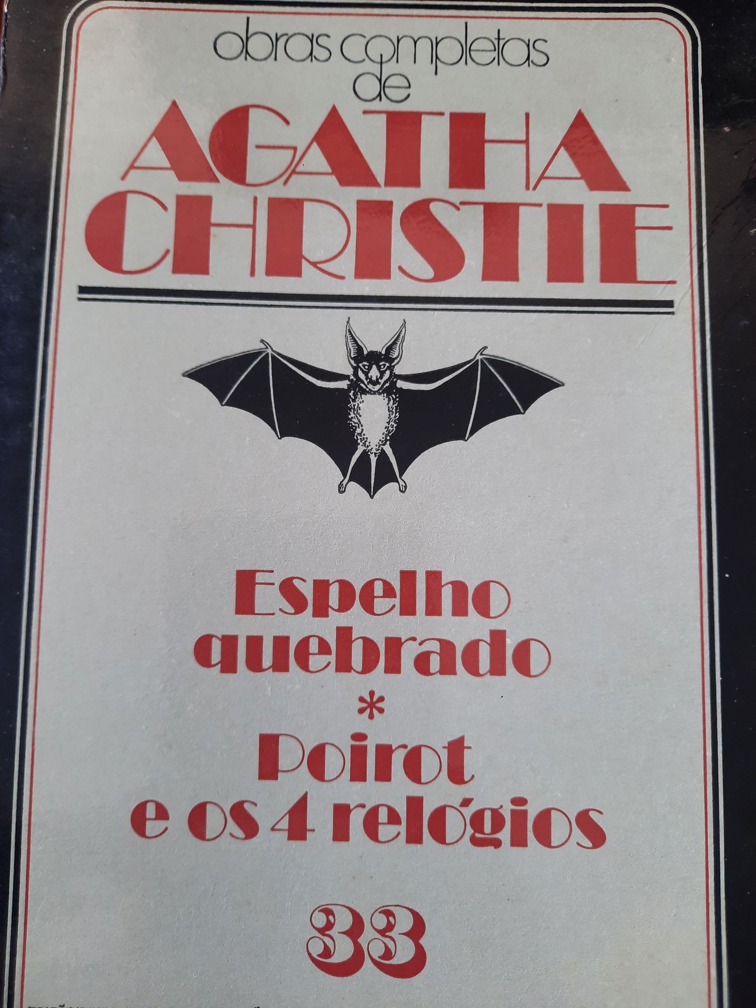 Livros da coleção da Agatha Christie- Poirot e Miss Marple