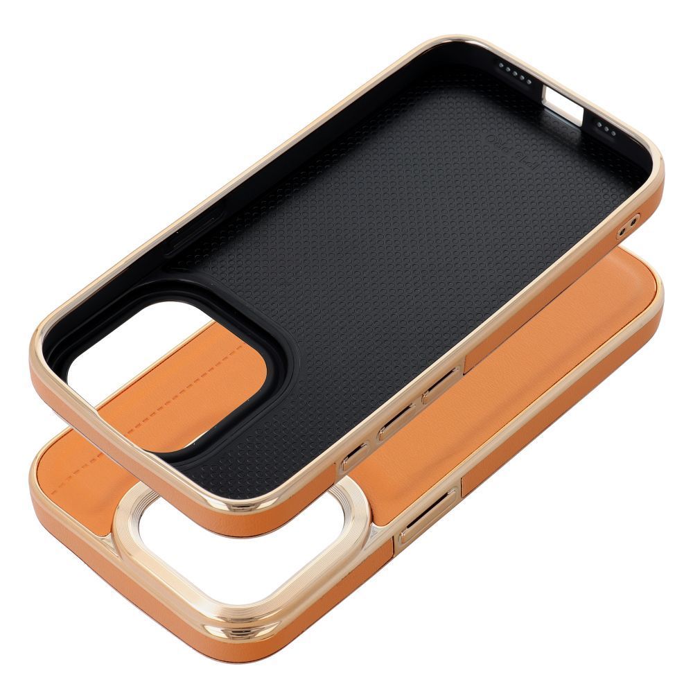 Etui Case Plecki Milano Do Xiaomi Redmi 13C / Poco C65 Brązowy + Szkło