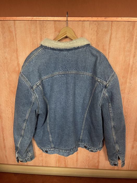 Kurtka jeansowa XXL Levi’s z futerkiem sherpa