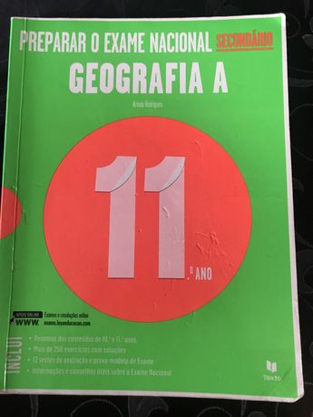 Livro para preparar exame Geografia A 11°