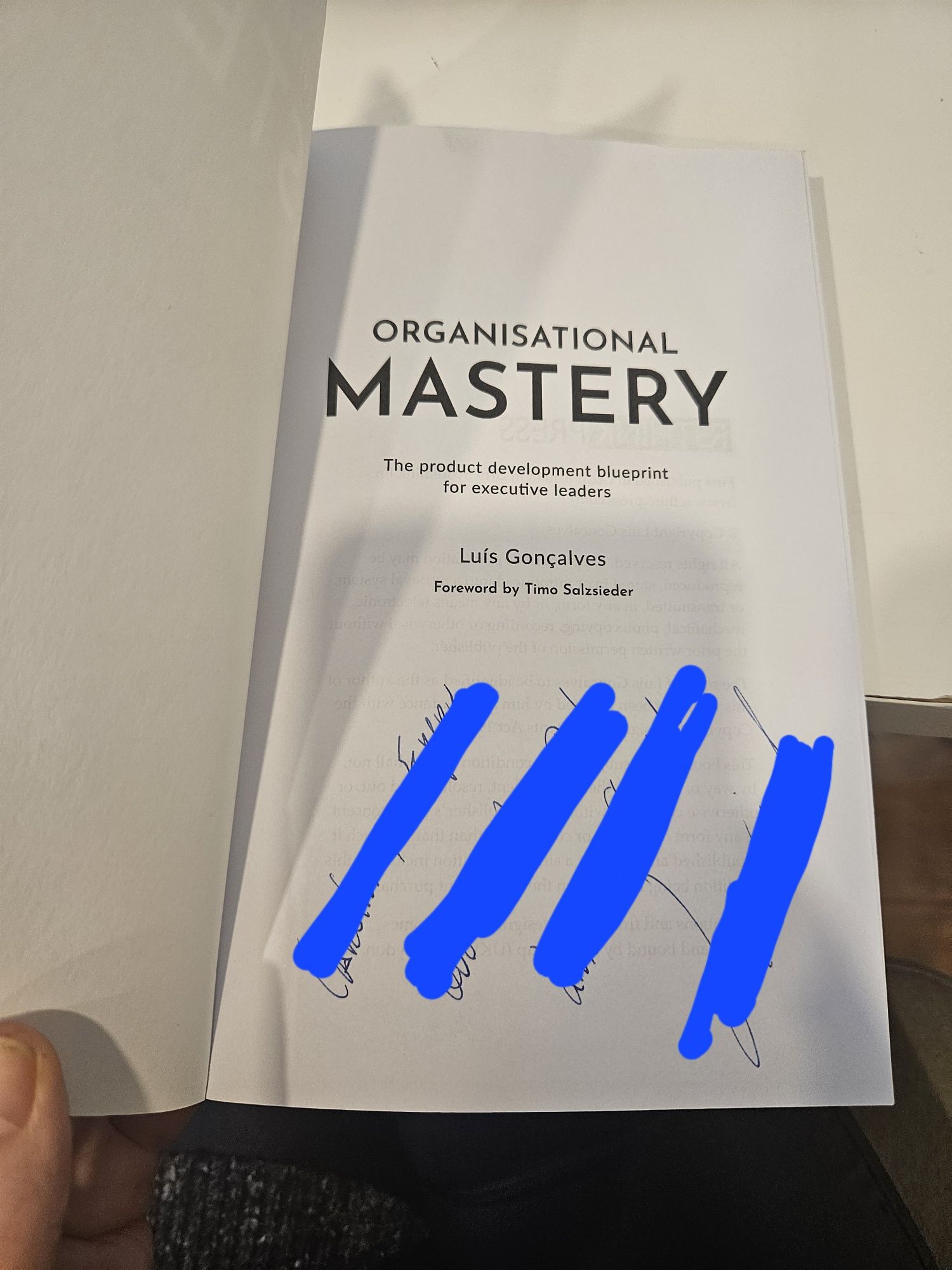 Livro "Organisational mastery"