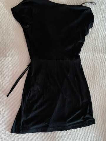 vestido preto verão H&M