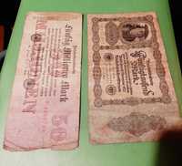Banknoty marki rok 1922 i 1923 okazja