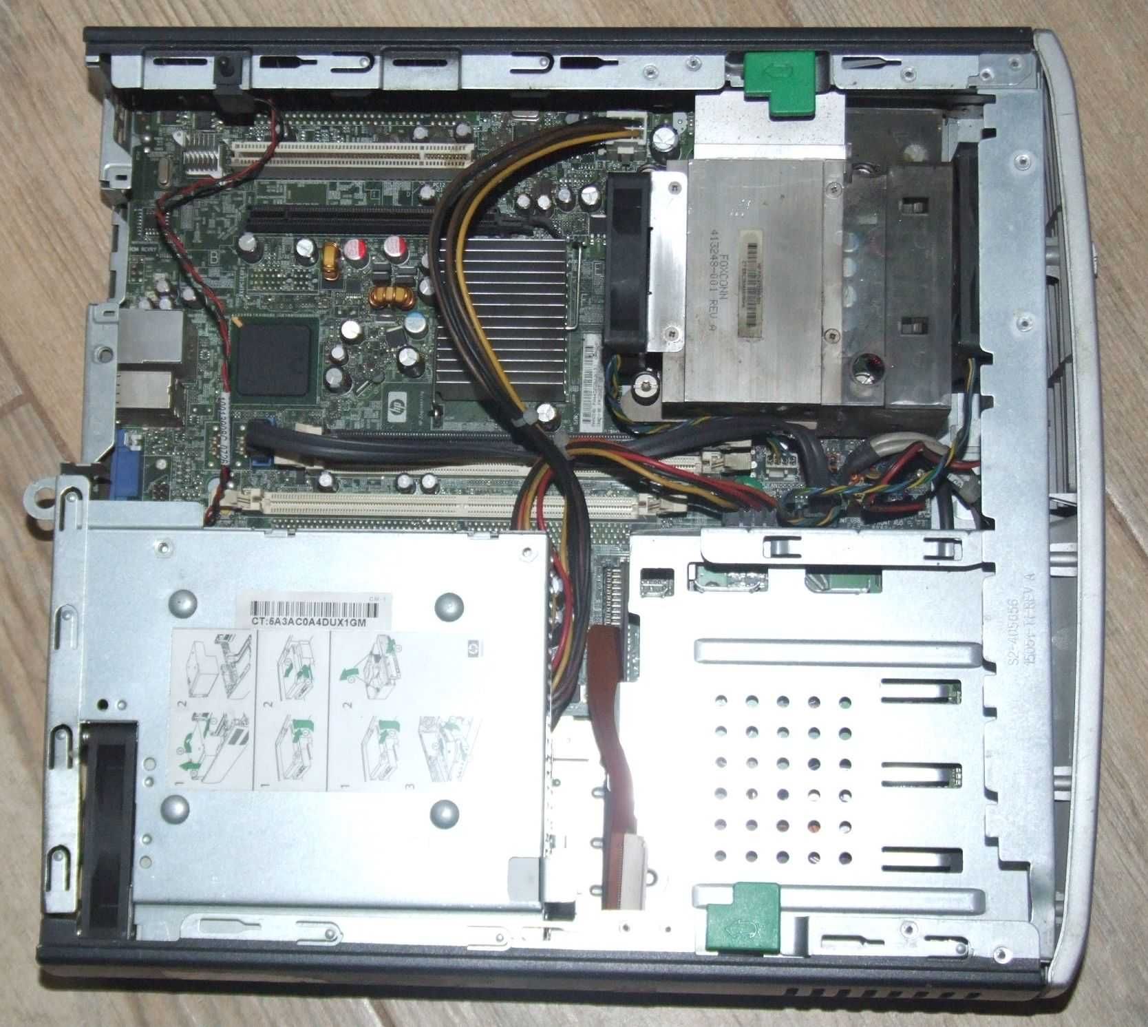 Mały HP Compaq Intel Core 2 Duo 1,8 GHz RAM 2 GB HDD 80 GB Windows XP