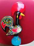 Galo de Barcelos pintada à mão