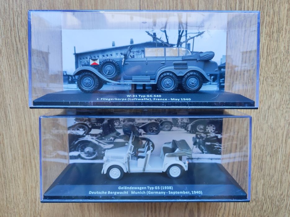 Miniaturas de Veículos Militares, à escala 1:43