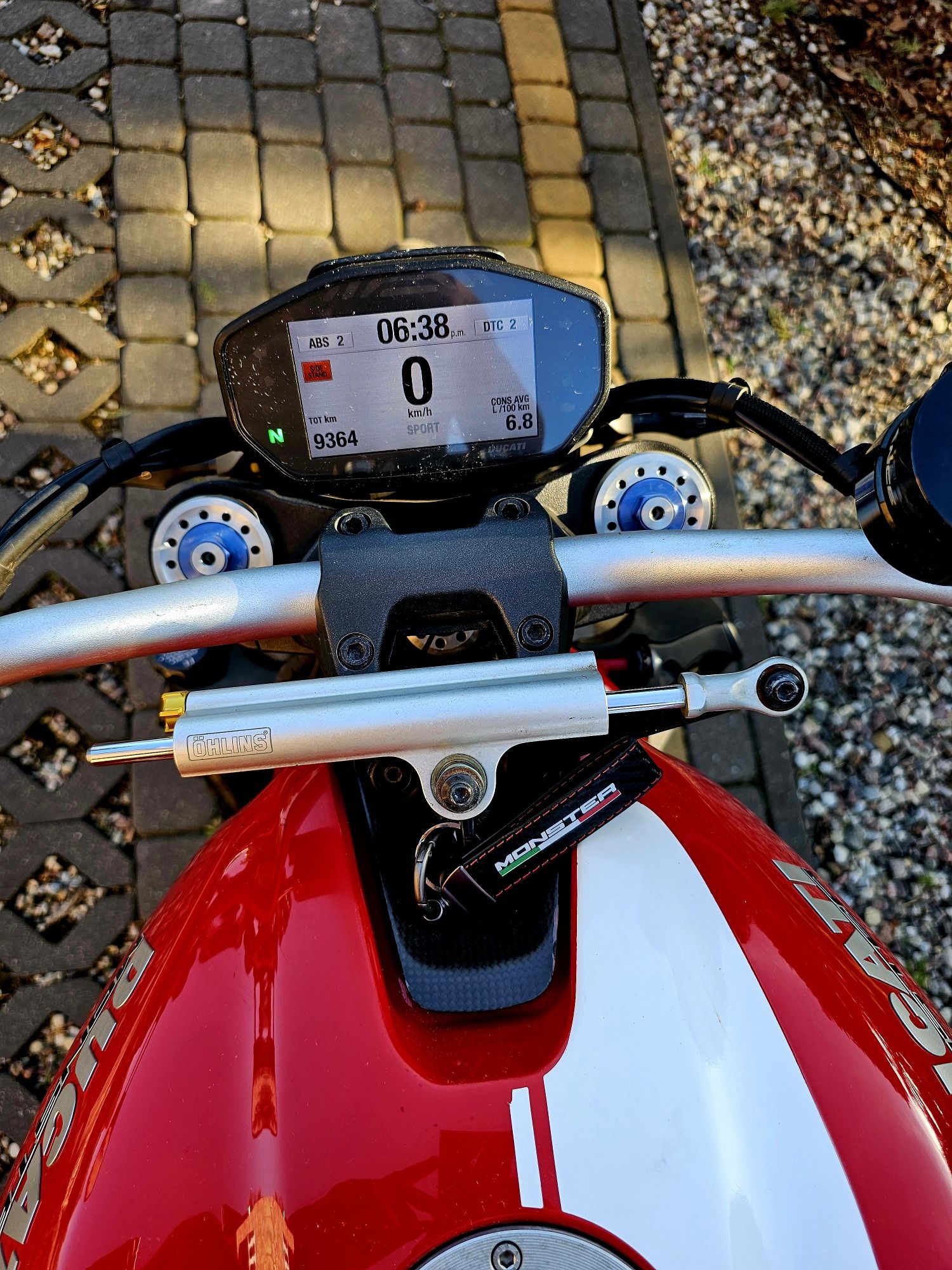 Ducati Monster 1200 S Przebieg 9300KM Maksymalne doposażenie, duży ser