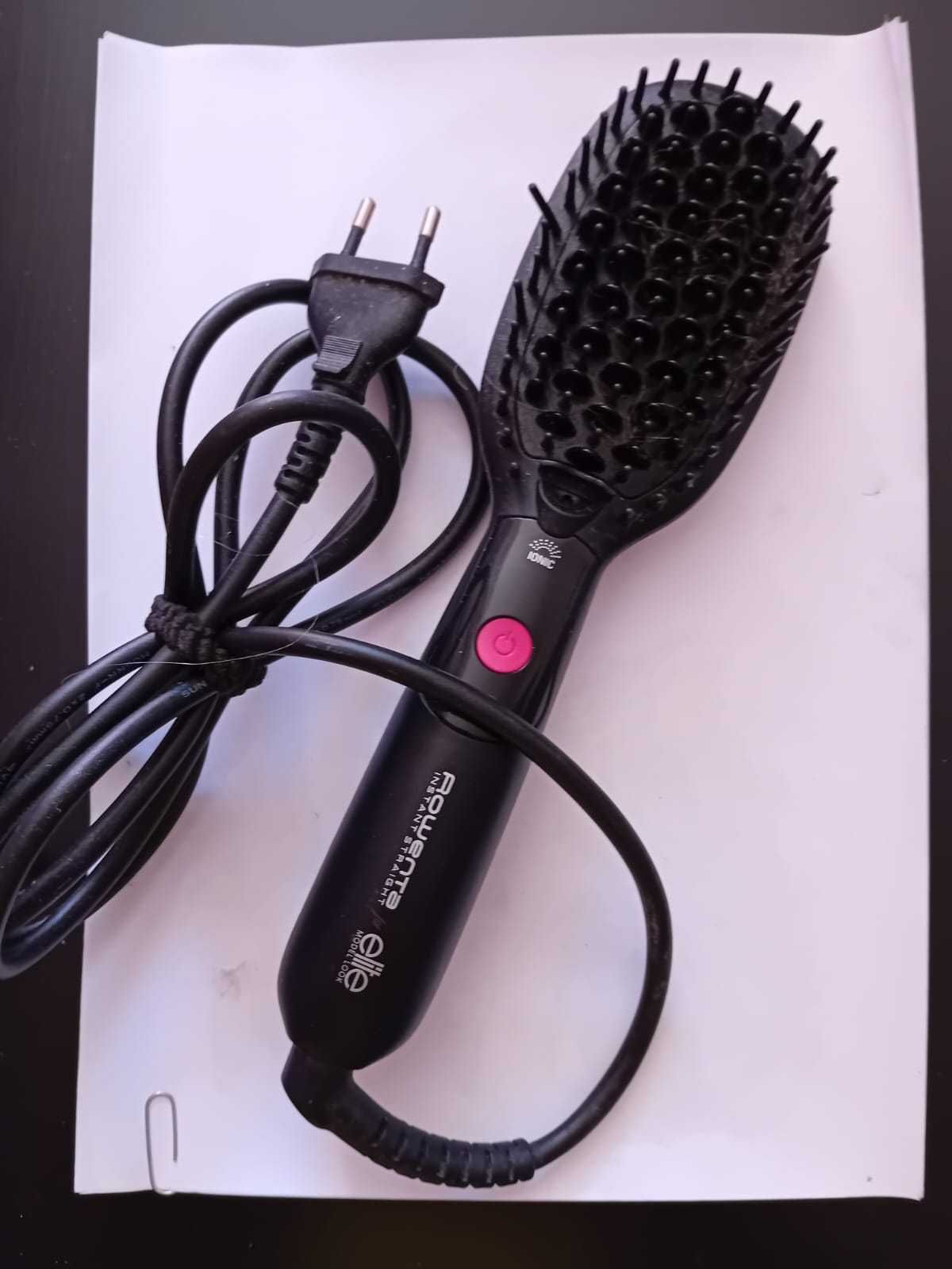 Escova elétrica alisamento cabelo - usado