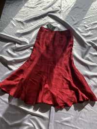 Czerwona spódnica długa burgundowa S 36 M 38 minuet premium nowa