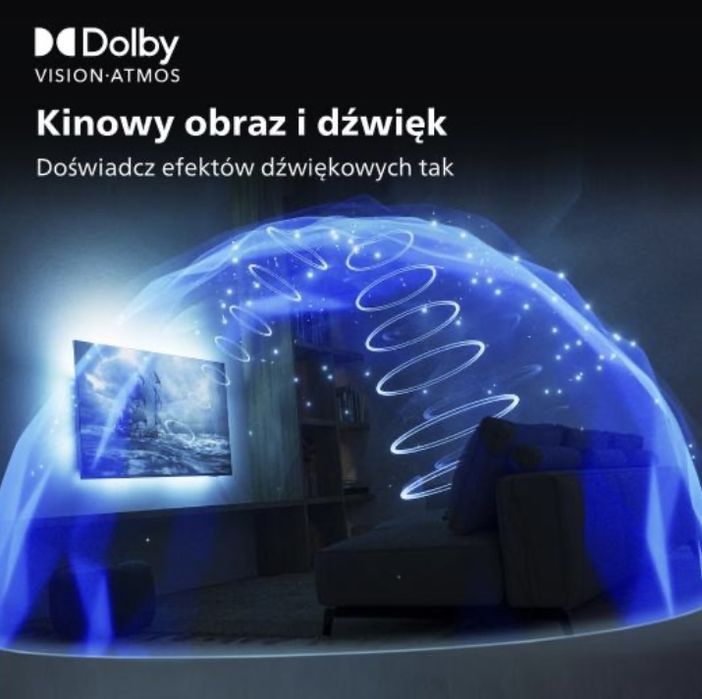 Telewizor PHILIPS 55OLED707  4K 120Hz Android TV Ambilight 3  HDMI 2.1