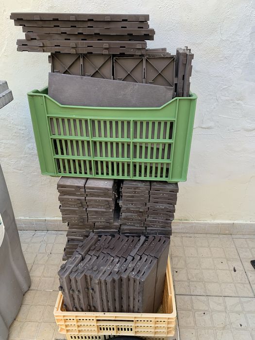 Deck exterior castanho